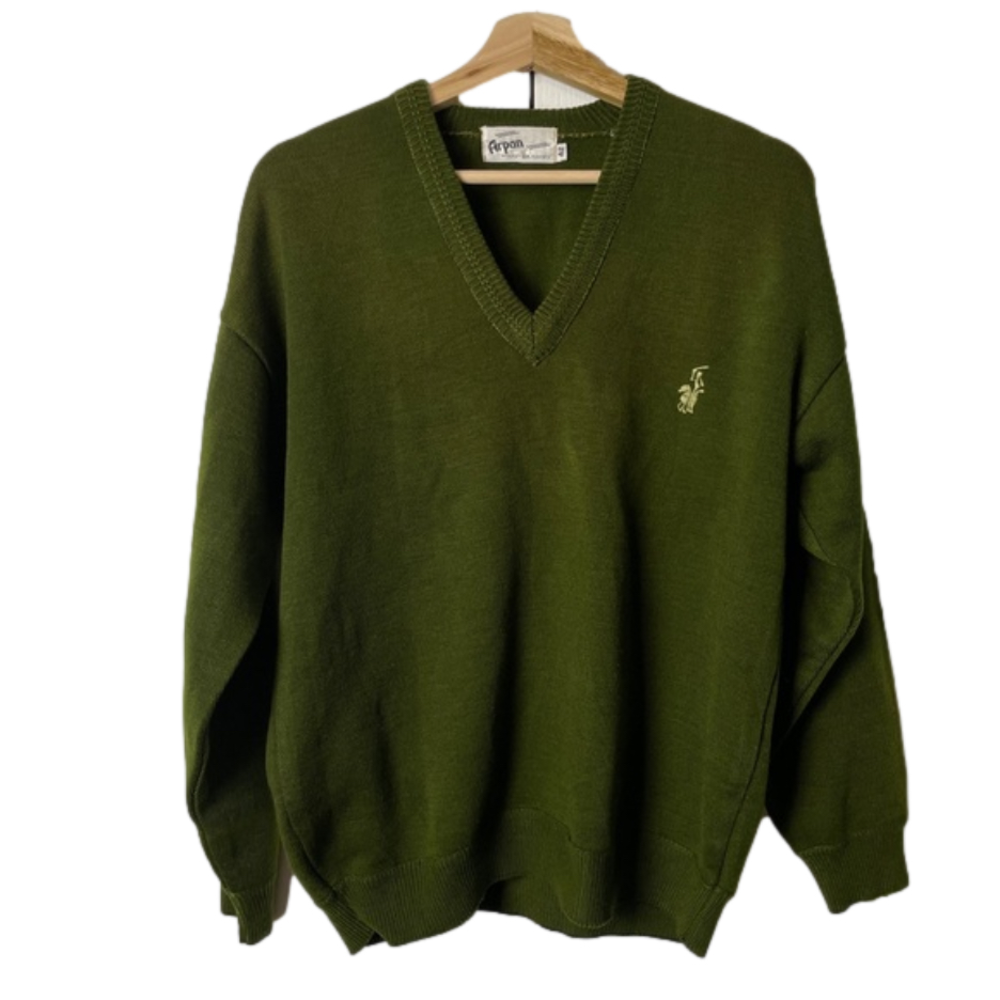 Vintage ARPAN V Neck Knit Sweater